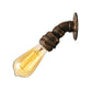 Frendorf | 1 Licht Wandverlichting Landhuisstijl Open Bulb IJzeren Mini Wandmontageverlichting met Waterpijp in Brons
