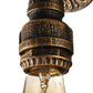 Frendorf | 1 Licht Wandverlichting Landhuisstijl Open Bulb IJzeren Mini Wandmontageverlichting met Waterpijp in Brons