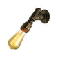 Frendorf | 1 Licht Wandverlichting Landhuisstijl Open Bulb IJzeren Mini Wandmontageverlichting met Waterpijp in Brons