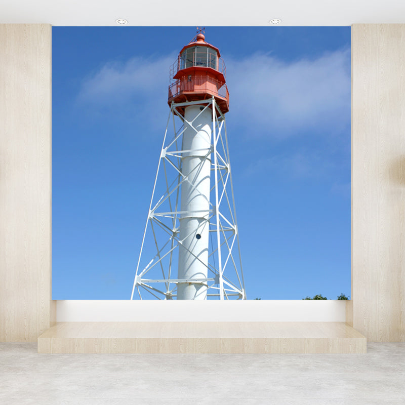 Großes Grand Lighthouse Wandbild Tapete Dekorative Küsten Mädchen Schlafzimmer Wanddekor