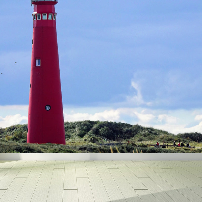 Großes Grand Lighthouse Wandbild Tapete Dekorative Küsten Mädchen Schlafzimmer Wanddekor