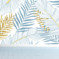 Frendorf | Waterdichte Bladeren Muurdecoratie Tropisch Non-Woven Wanddecor, Op Maat Beschikbaar