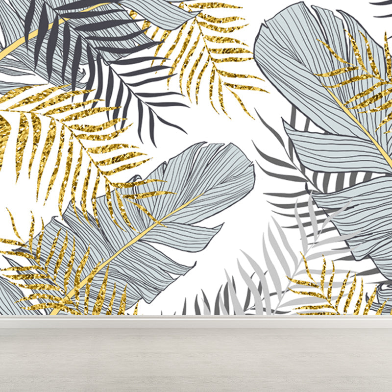 Frendorf | Waterdichte Bladeren Muurdecoratie Tropisch Non-Woven Wanddecor, Op Maat Beschikbaar