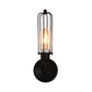 Frendorf | 1/2-Bulb Lineaire Kooi Wandlamp Industrieel Zwart/Roest Metaal Wandverlichtingsarmatuur voor Woonkamer