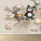 Illustrationsstil Charakter Wandtapete Riesenwandbehang für das Kinderzimmer, maßgeschneidert