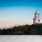 Extra Large Lighthouse Wandgemälde Blau Vliesstoff Wandverkleidung für das Schlafzimmer, Maßanfertigung