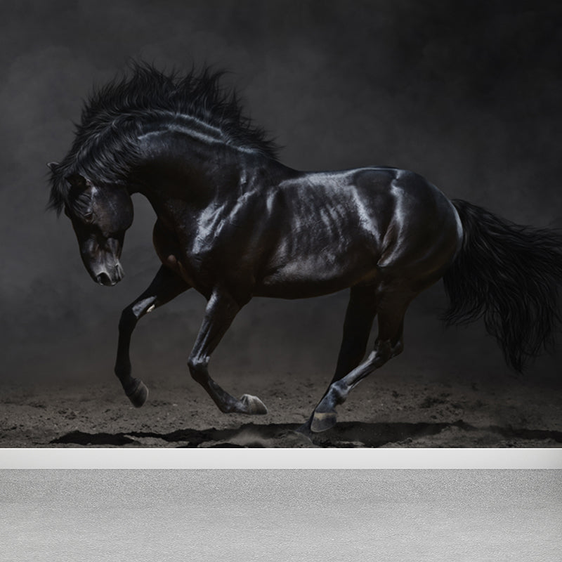 Whole Smart Steed Wandtapete für Wanddekoration Modernes Jungenzimmer Wandkunst