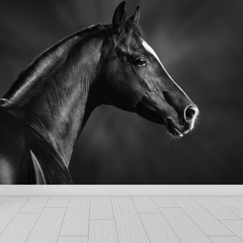 Whole Smart Steed Wandtapete für Wanddekoration Modernes Jungenzimmer Wandkunst