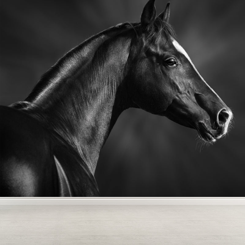 Whole Smart Steed Wandtapete für Wanddekoration Modernes Jungenzimmer Wandkunst