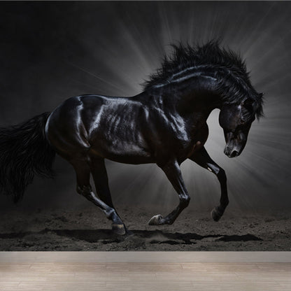 Whole Smart Steed Wandtapete für Wanddekoration Modernes Jungenzimmer Wandkunst