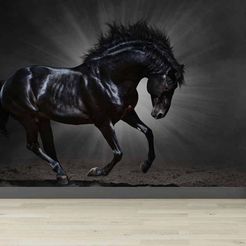 Whole Smart Steed Wandtapete für Wanddekoration Modernes Jungenzimmer Wandkunst