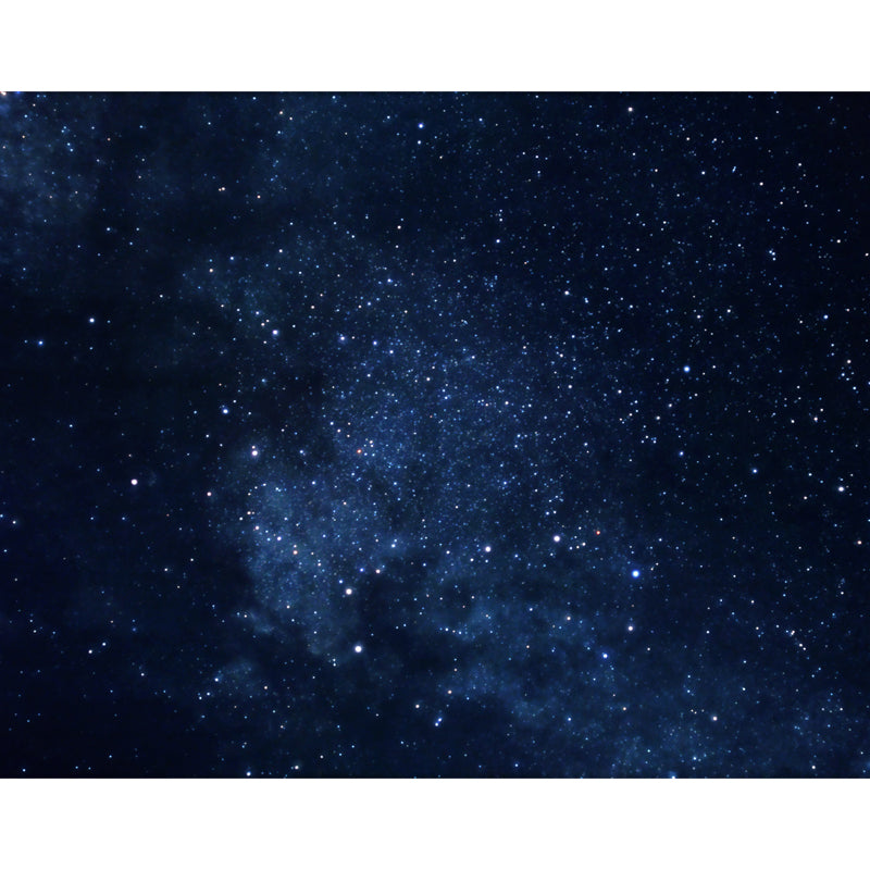 Frendorf | Nacht Himmel Sternbilder Wandtattoo Moderne Vliesstruktur Wandbekleidung in Blau