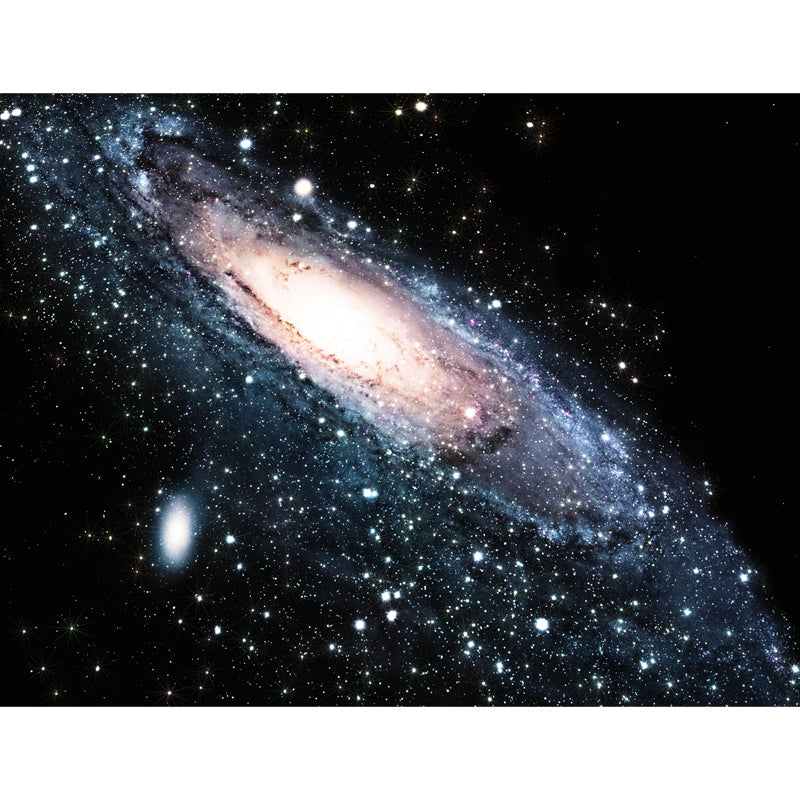 Frendorf | Nacht Himmel Sternbilder Wandtattoo Moderne Vliesstruktur Wandbekleidung in Blau