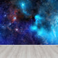 Frendorf | Nacht Himmel Sternbilder Wandtattoo Moderne Vliesstruktur Wandbekleidung in Blau