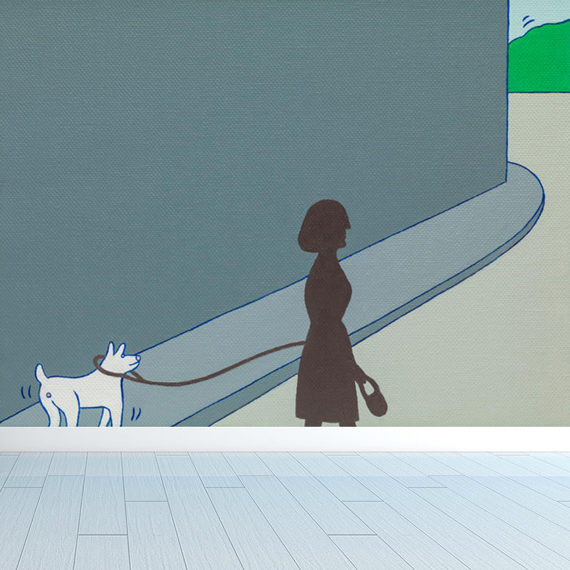 Frendorf | Nieuwe Figuratieve Weergave Muurbehang Hedendaagse Kunst Non-Woven Stof Wandbekleding