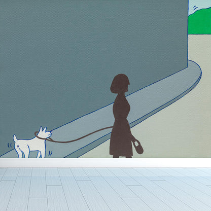 Frendorf | Nieuwe Figuratieve Weergave Muurbehang Hedendaagse Kunst Non-Woven Stof Wandbekleding