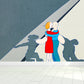 Frendorf | Nieuwe Figuratieve Weergave Muurbehang Hedendaagse Kunst Non-Woven Stof Wandbekleding