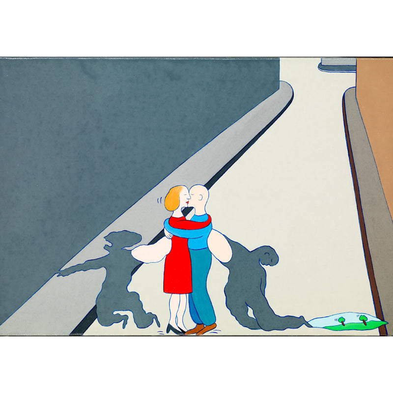 Frendorf | Nieuwe Figuratieve Weergave Muurbehang Hedendaagse Kunst Non-Woven Stof Wandbekleding