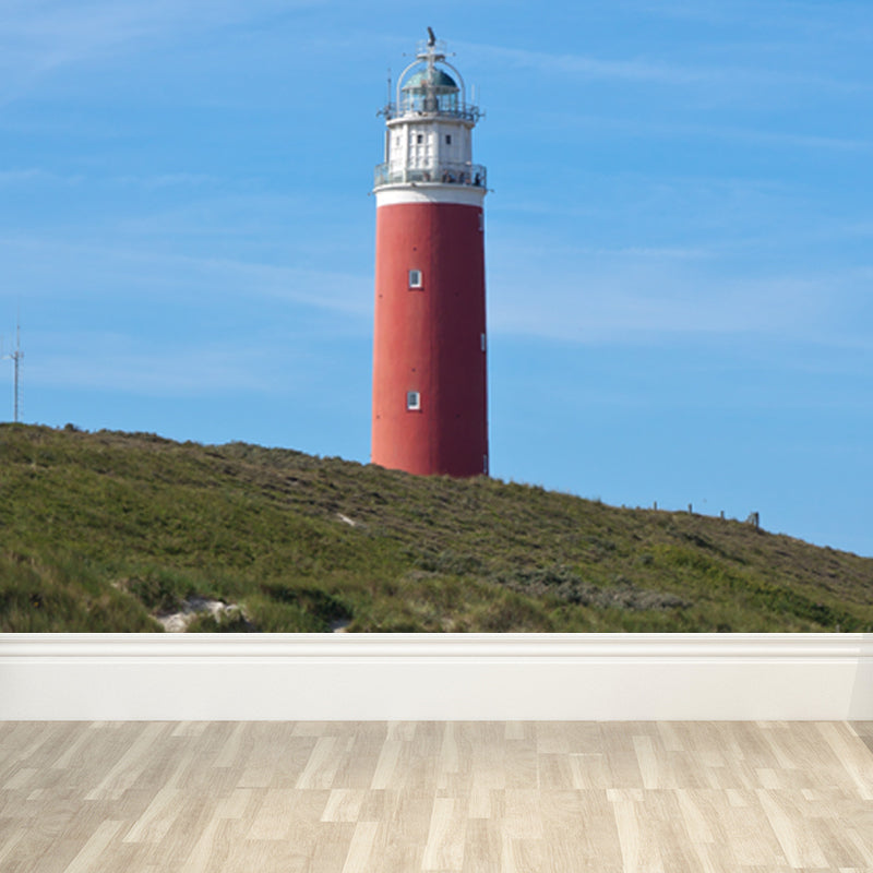 Ganzes Leuchtturm-Szenen-Wandgemälde für Wanddekoration Küsten-Mädchenzimmer Wandkunst