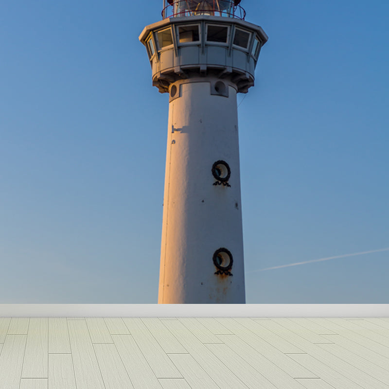 Ganzes Leuchtturm-Szenen-Wandgemälde für Wanddekoration Küsten-Mädchenzimmer Wandkunst