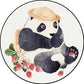 Frendorf | Weißer Kinderzimmerteppich Kinder Tier Bär Hund Panda Muster Bereichsteppich Polyester Anti-Rutsch Rücken Teppich