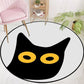 Grau Kinderzimmer Teppich Kinder Tier Katze Lustige Ausdruck Muster Teppich Polyester Fleckenresistenter Teppich