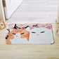 Frendorf | Kinderen Kinderkamer Tapijt in Roze en Geel Dieren Katten Bloem Motief Tapijt Polyester Antislip Rug Area Tapijt