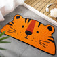 Frendorf | Kinderen Kinderkamer Onregelmatige Vloerkleed in Roze en Oranje Dieren Tijger Leeuw Konijn Print Vloerkleed Polyester Vlekbestendige Area Vloerkleed