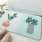 Frendorf | Groen en roze kinderkamer tapijt Kids Botanical Leaf Potted Plants patroon vloerkleed polyester huisdiervriendelijk tapijt