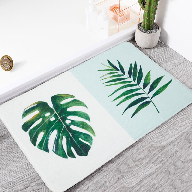 Frendorf | Groen en roze kinderkamer tapijt Kids Botanical Leaf Potted Plants patroon vloerkleed polyester huisdiervriendelijk tapijt
