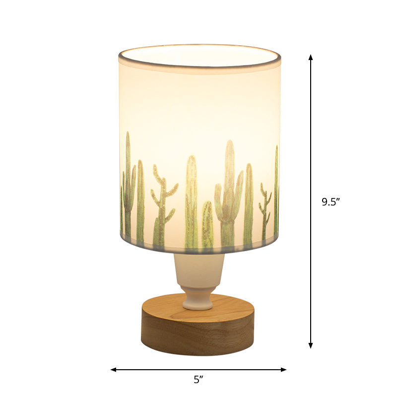 Frendorf | Naturis – moderne Tischlampe aus Stoff