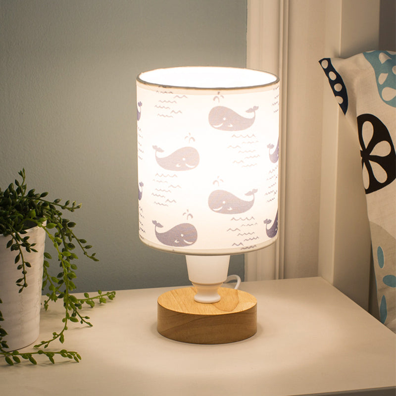 Frendorf | Naturis – moderne Tischlampe aus Stoff