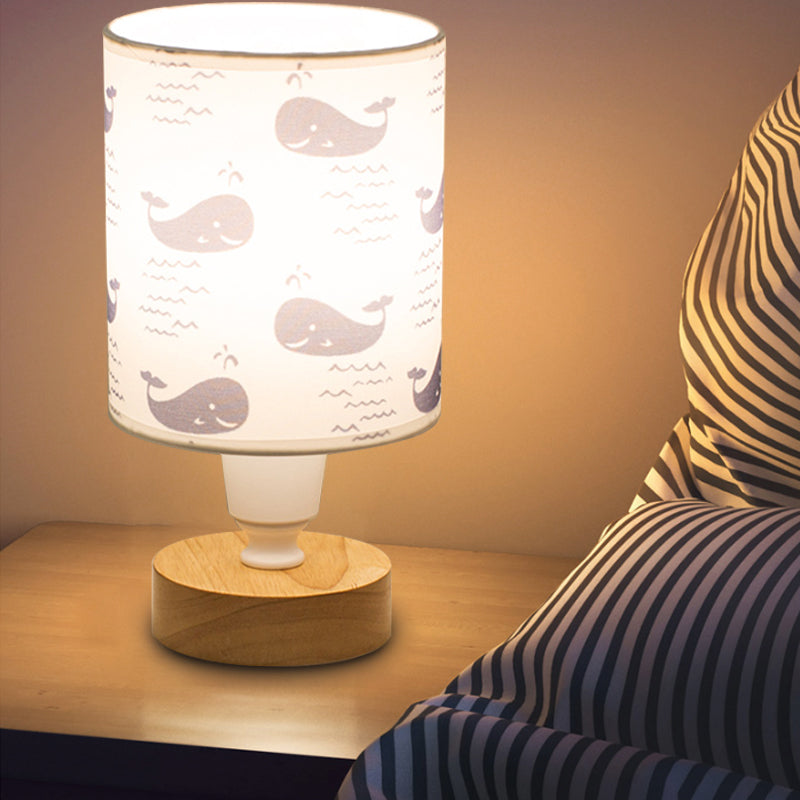 Frendorf | Naturis – moderne Tischlampe aus Stoff