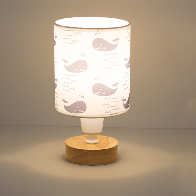 Frendorf | Naturis – moderne Tischlampe aus Stoff