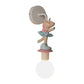 Weiße Ball-Wandlampe Licht Cartoon 1 Kopf Milchglas Wandbeleuchtung mit Elefant/Hirsch/Einhorn Deko