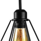 Frendorf | Metalen Vierkante/Ruit Kooi Wandverlichting Vintage Industrieel 1 Hoofd Restaurant Wandlamp Verlichting in Zwart