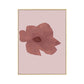 Frendorf | Nordic Blossom Wandkunst Leinwand Texturiertes rotes Gemälde für das Wohnzimmer (Mehrere Größenoptionen)