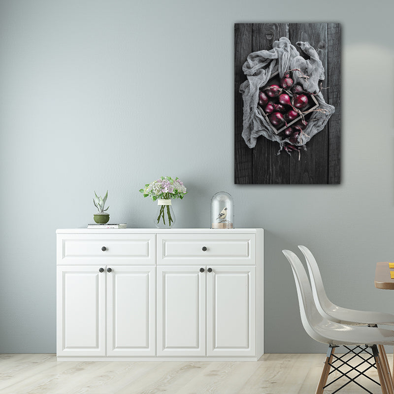 Foto Gedruckte Diät Leinwand Kunst Dunkle Farbe Moderne Stil Wanddekoration für Esszimmer