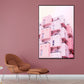 Rosa Foto Architektur Leinwanddruck Texturiert Zeitgenössische Schlafzimmer Wandkunst