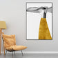 Frendorf | Elegante Frauen Druck Leinwand Wandkunst für das Mädchenzimmer, Pastellfarbe, strukturierte Gestaltung