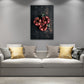 Frendorf | Foto van Food Making Canvasprint Hedendaagse Textuur Keukenwandkunst, Donkere Kleur