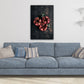 Frendorf | Foto van Food Making Canvasprint Hedendaagse Textuur Keukenwandkunst, Donkere Kleur