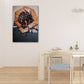 Frendorf | Foto van Food Making Canvasprint Hedendaagse Textuur Keukenwandkunst, Donkere Kleur