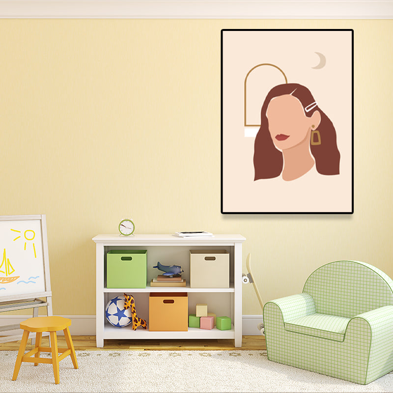 Mode Frauen Wandkunst Dekor Nordic Strukturierte Malerei für Wohnzimmer, Mehrere Größen Verfügbar