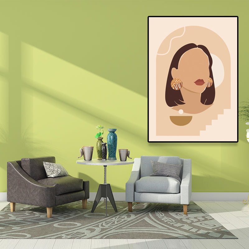 Mode Frauen Wandkunst Dekor Nordic Strukturierte Malerei für Wohnzimmer, Mehrere Größen Verfügbar
