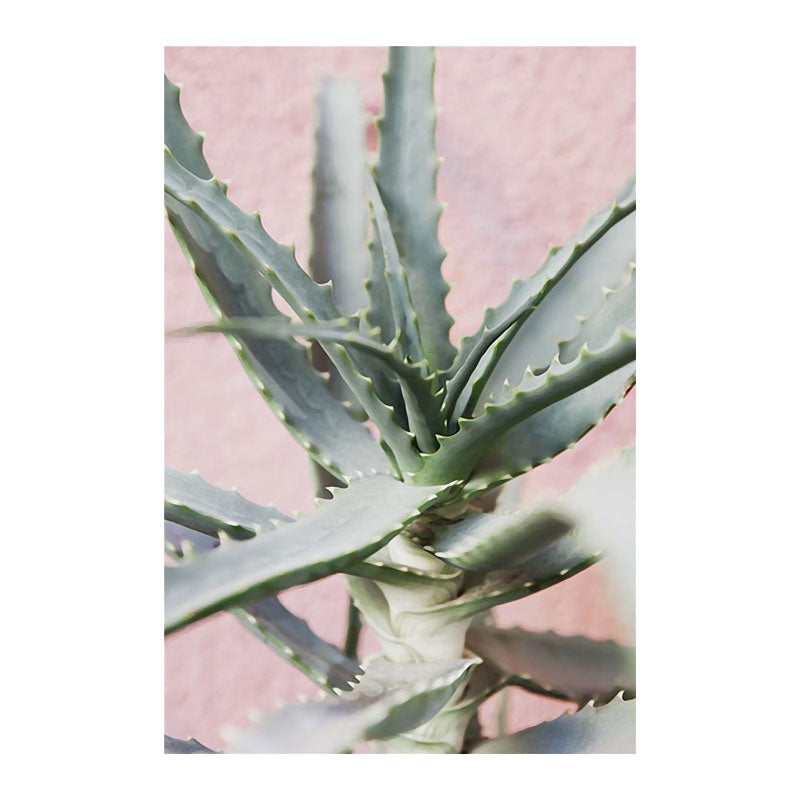 Frendorf | Botanische Wandkunst Nordic Texturiertes Wohnzimmer Leinwanddruck in Hellfarbe