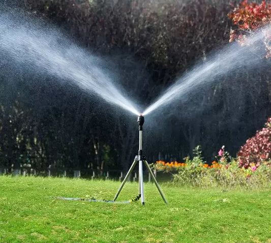 Frendorf |  Edelstahl Rotary Bewässerung Stativ Teleskop Unterstützung Sprinkler