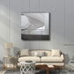 Frendorf | Woondecoratie Bouw Interieur Muurkunst Canvas Minimalisme Vierkante Schilderij in Wit voor Huiskamer