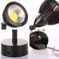 Frendorf | Rotatable Mini Metall Wandlampe Industriestil 1 Licht Nachttisch Wandleuchte schwarz