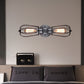 Frendorf | Metal Bulb Vormen Wandmontage Licht met Kooi Schaduw Industriële Vintage 1/2-Licht Restaurant Wandlamp in Zwart/Nikkel